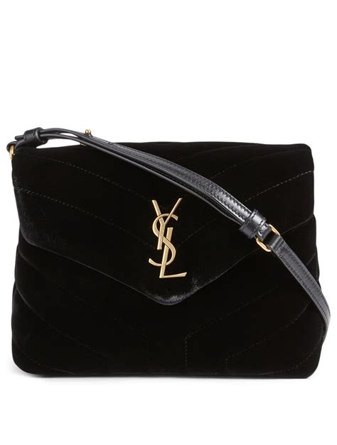 ysl loulou velvet crossbody bag|saint laurent YSL crossbody.